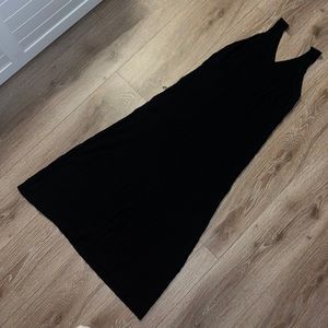 Black full length sundress